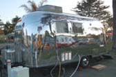 Highly Polished 1961 airstream globetrotter travel trailer